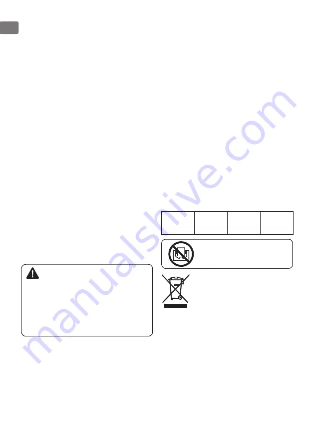 TESY CN206ZF Usage And Storage Instructions Download Page 16