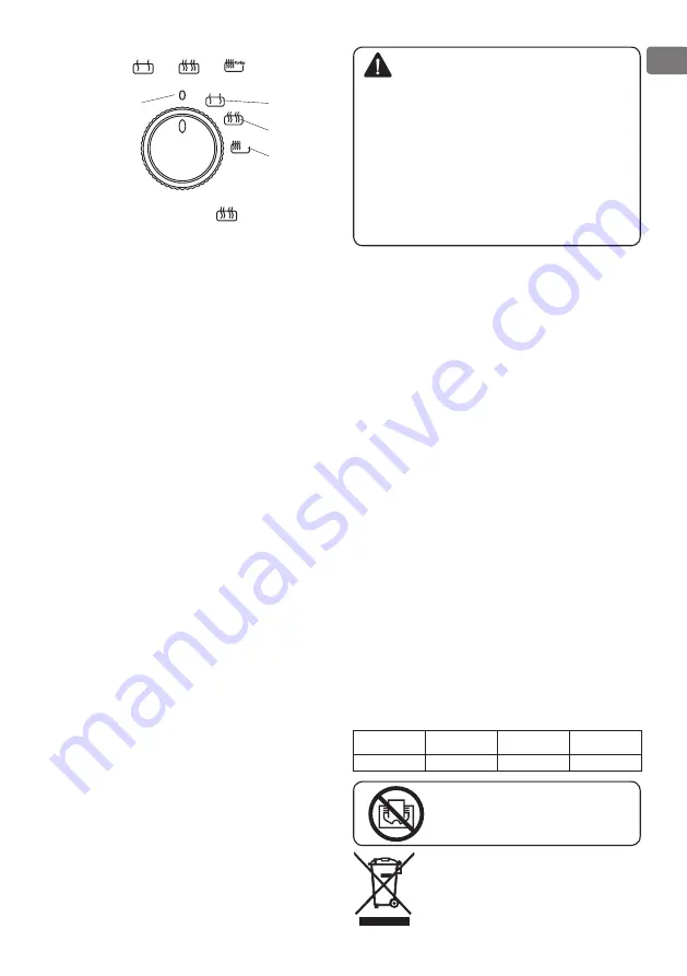 TESY CN206ZF Usage And Storage Instructions Download Page 25