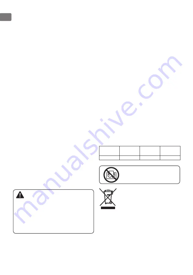 TESY CN206ZF Usage And Storage Instructions Download Page 32