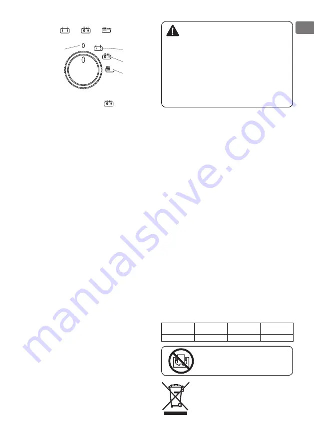 TESY CN206ZF Usage And Storage Instructions Download Page 47