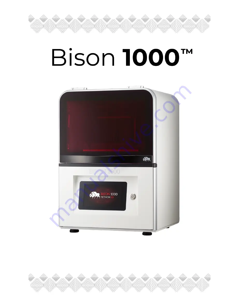 Tethon 3D Bison 1000 User Manual Download Page 1