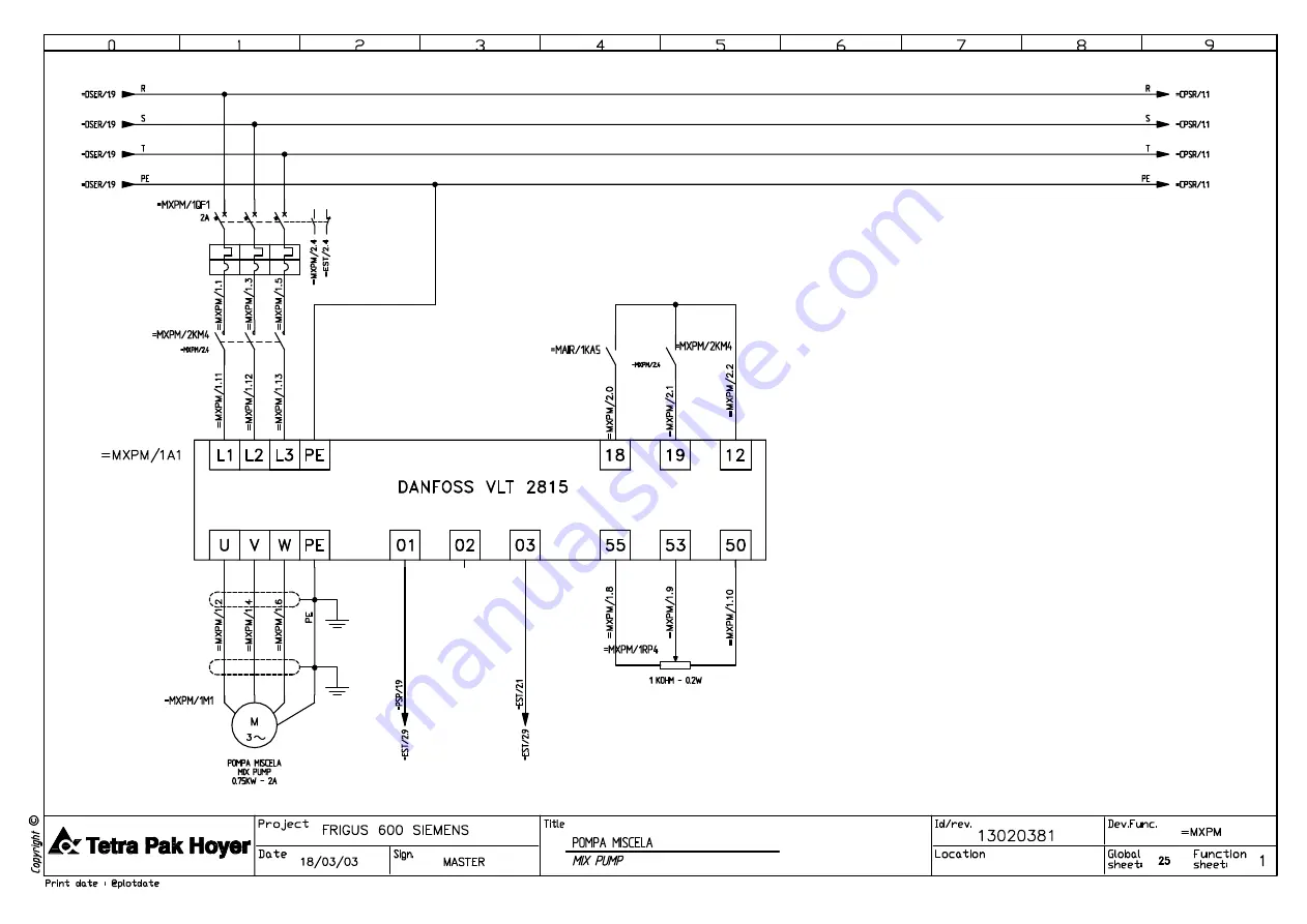 Tetra Pak Hoyer Frigus 600 Manual Download Page 102