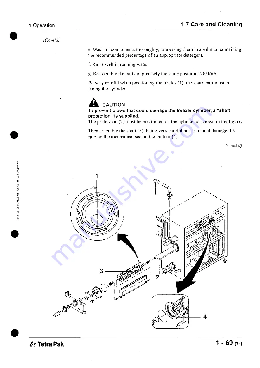 Tetra Pak Hoyer Frigus SF 1200 N1 Operation Manual Download Page 109