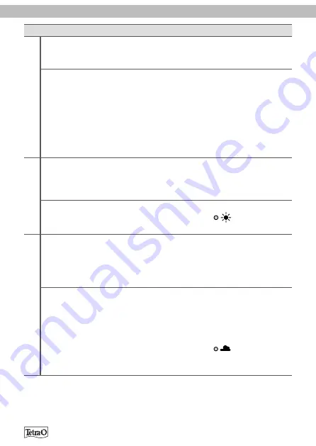 Tetra LightWave Timer Instruction Manual Download Page 109