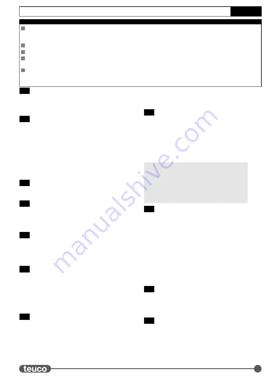 Teuco 2WSC18 Assembly Instructions Manual Download Page 15