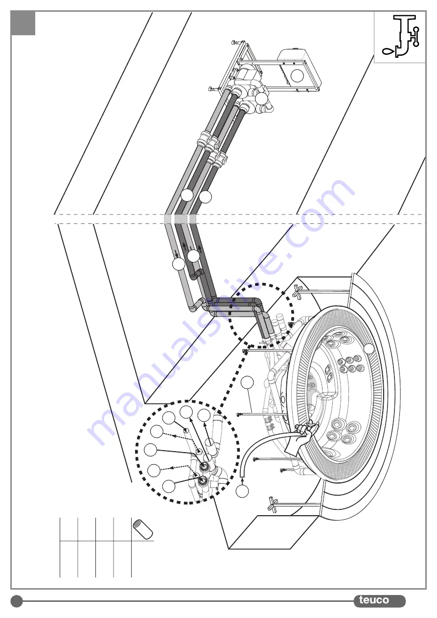 Teuco 620HU Assembly Instructions Manual Download Page 8