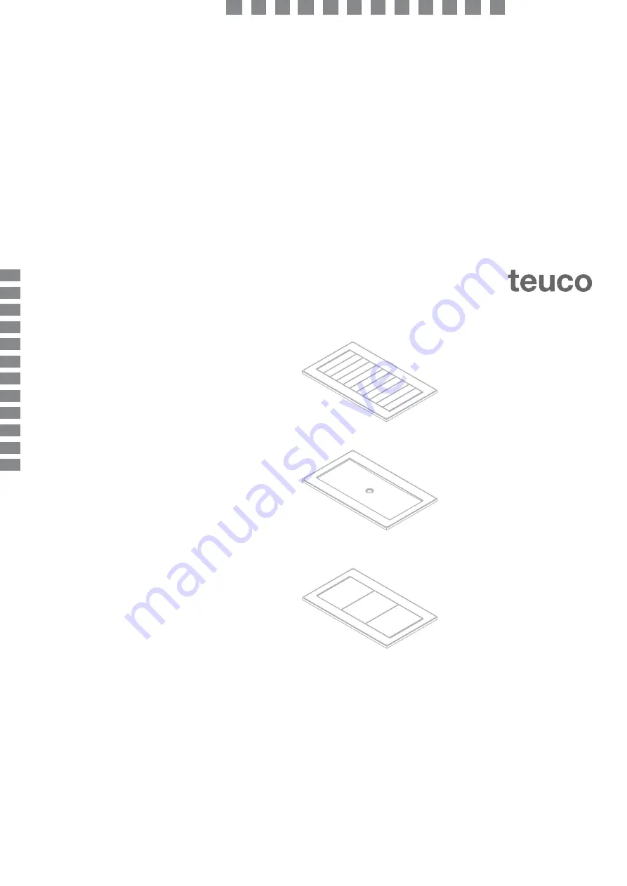 Teuco Infinity Series Assembly Instructions Manual Download Page 1