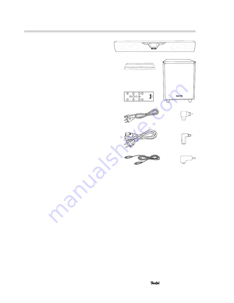 Teufel Cinebar 52 THX Technical Description And Operating Instructions Download Page 7