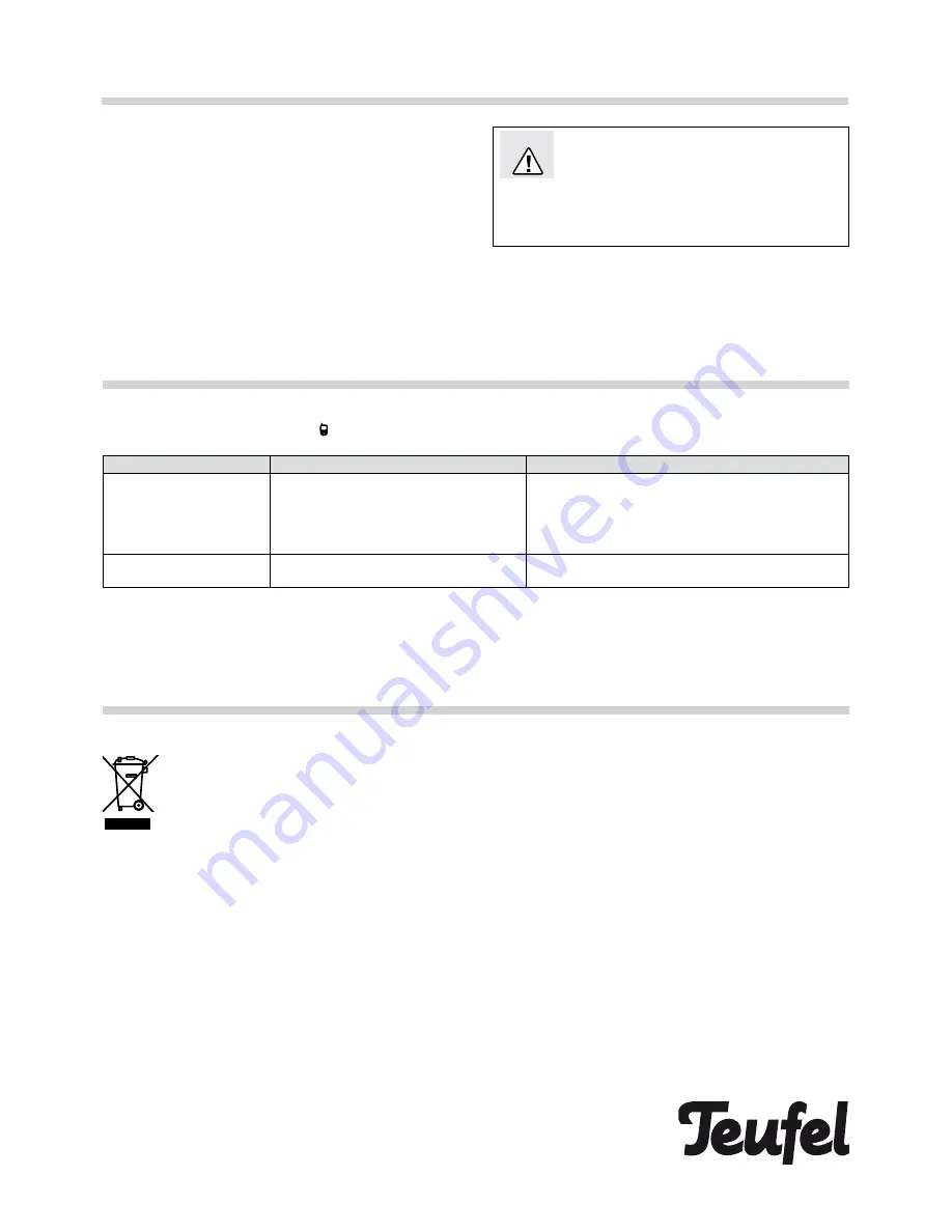 Teufel CL 250 FR Technical Description And Operations Manual Download Page 4