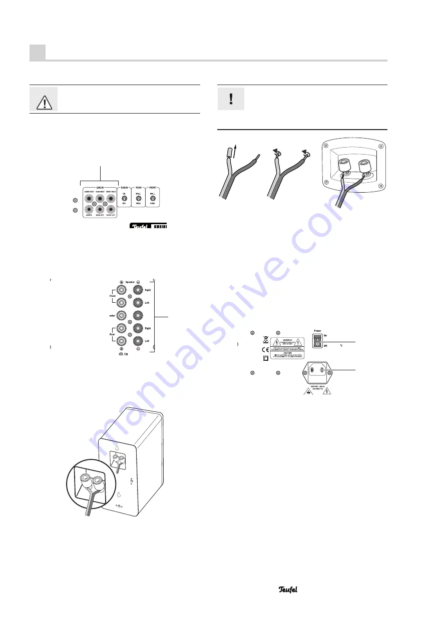 Teufel Concept G 850 THX Technical Description And Operating Instructions Download Page 9