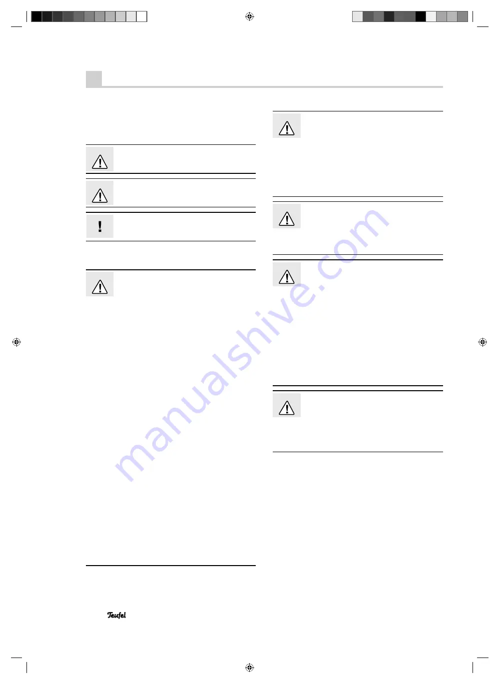 Teufel CP 5100 DR Technical Description And Operating Instructions Download Page 4