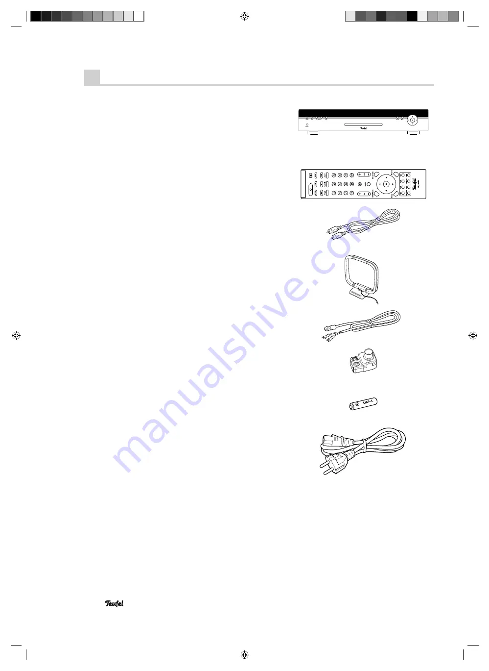 Teufel CP 5100 DR Скачать руководство пользователя страница 6