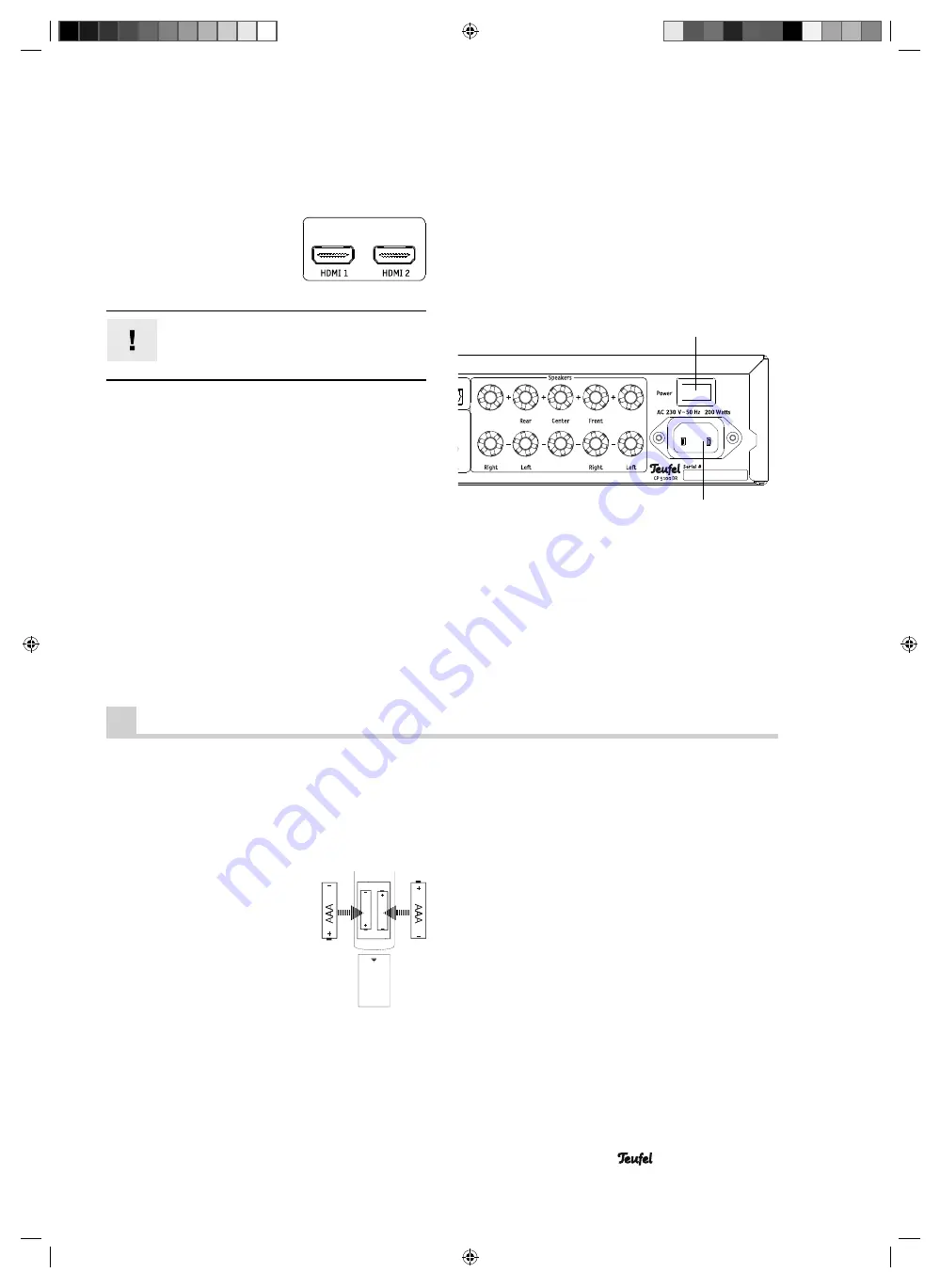 Teufel CP 5100 DR Technical Description And Operating Instructions Download Page 11