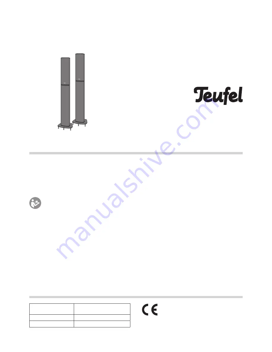 Teufel LT5 MK2 FR Technical Description And Operating Instructions Download Page 1