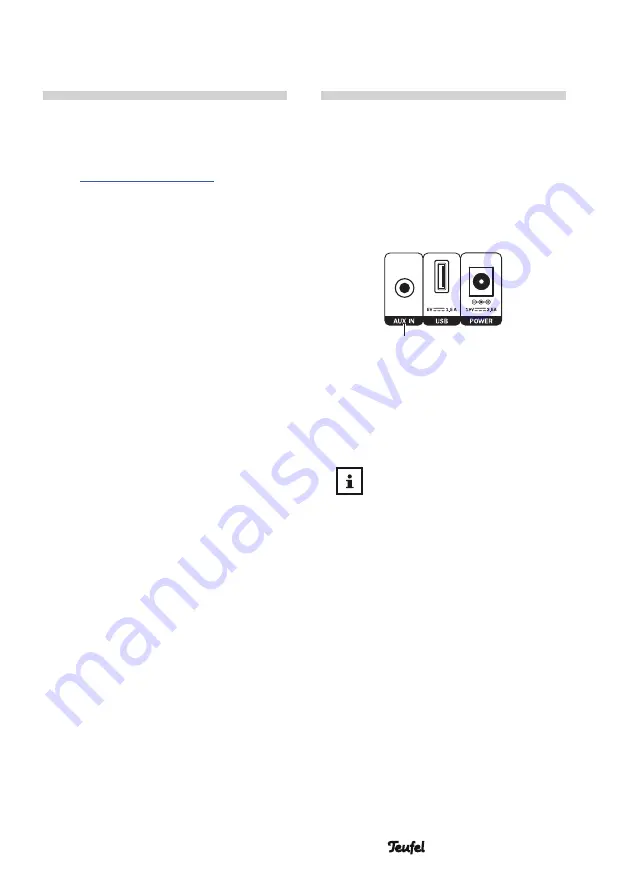 Teufel Radio 3sixty Technical Description And User Manual Download Page 43