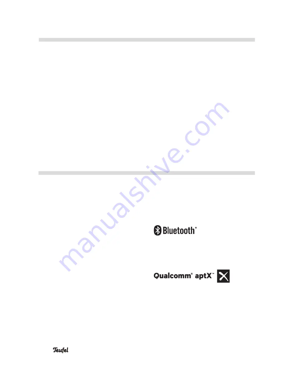 Teufel ROCKSTER CROSS User Manual Download Page 2