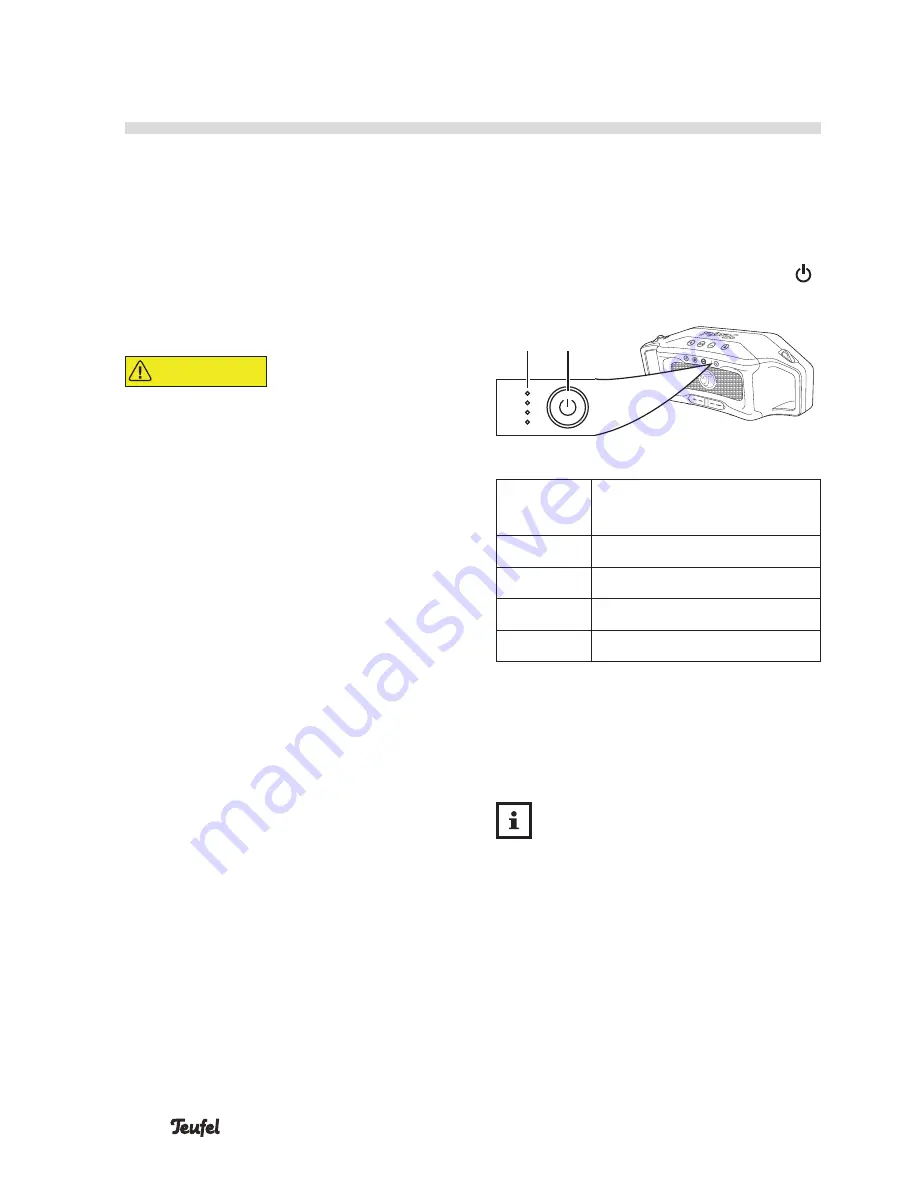 Teufel ROCKSTER CROSS User Manual Download Page 10