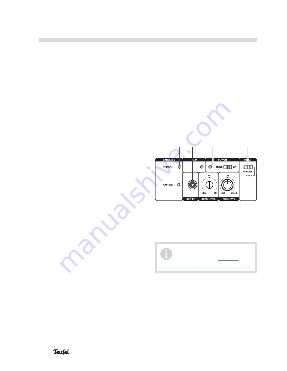 Teufel T 1108/1 SW Скачать руководство пользователя страница 10