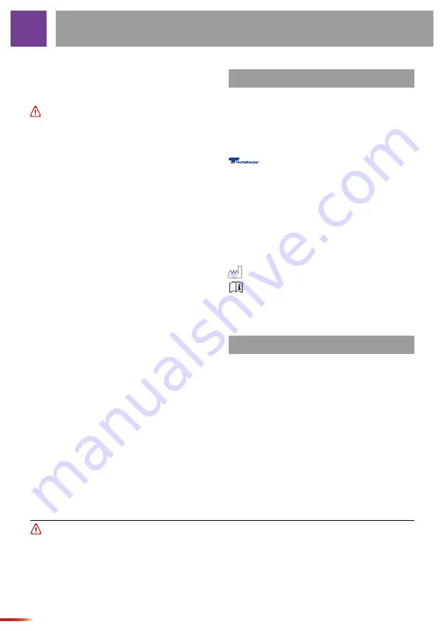 TEUFELBERGER GRANIT LIGHT Manufacturer'S Information And Instructions For Use Download Page 22