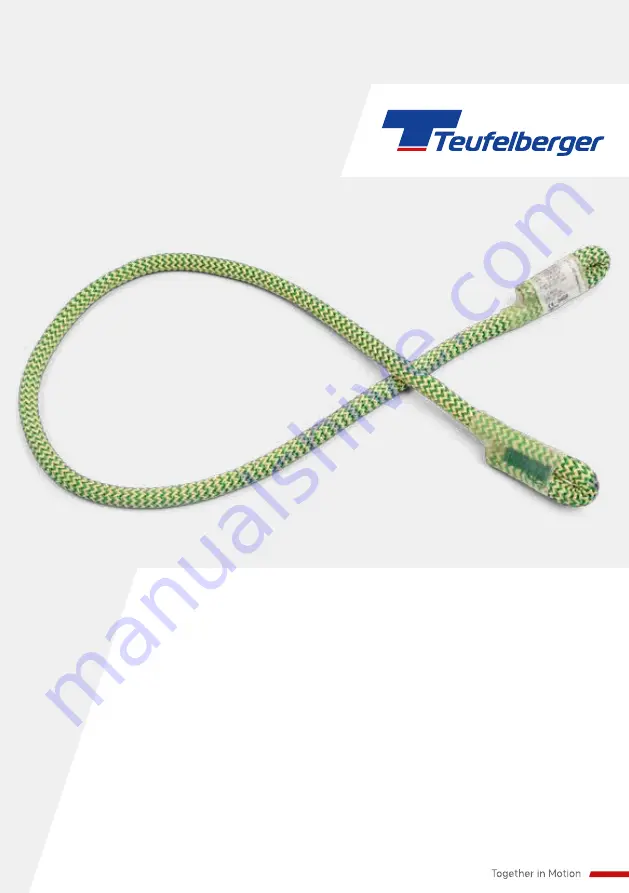 TEUFELBERGER OP 8MM E2E P Manufacturer'S Information And Instructions For Use Download Page 1