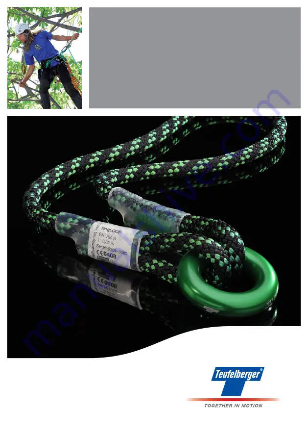 TEUFELBERGER ringLOOP Manufacturer'S Information And User Instructions Download Page 1