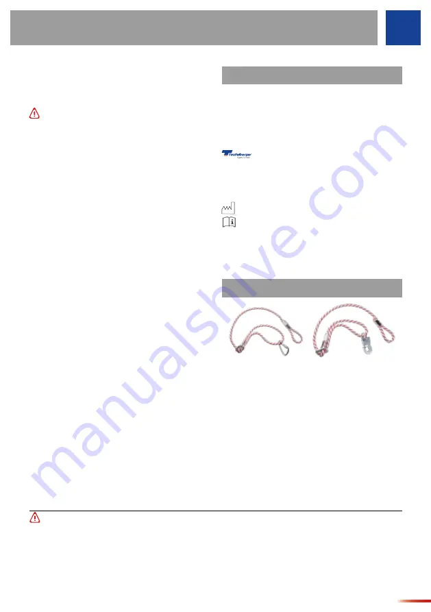 TEUFELBERGER VBM SEIL 14MM Manufacturer'S Information And Instructions For Use Download Page 9