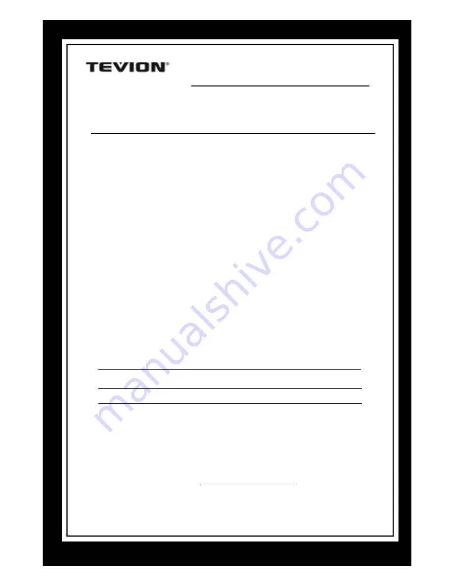 Tevion 47743 User Manual Download Page 21