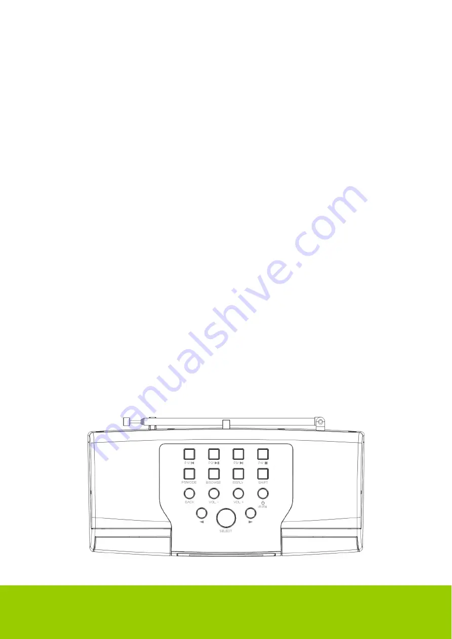 Tevion INTERNET RADIO & MEDIA PLAYER User Manual Download Page 3