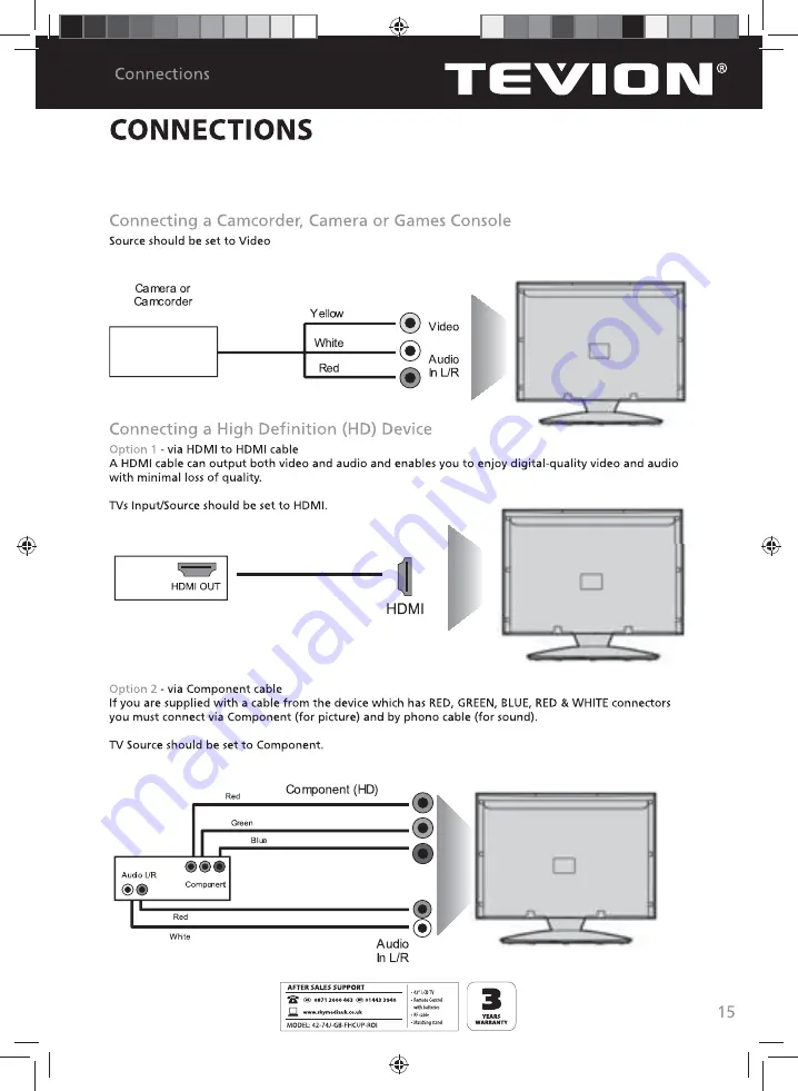 Tevion W42-74J-GB-FHCUP-ROI User Manual Download Page 12