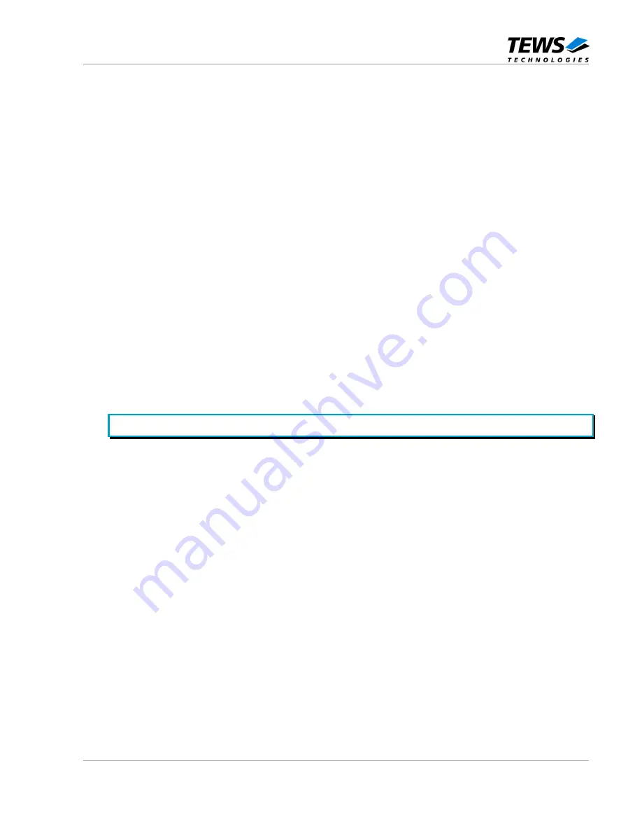 Tews Technologies TIP675-SW-42 User Manual Download Page 10