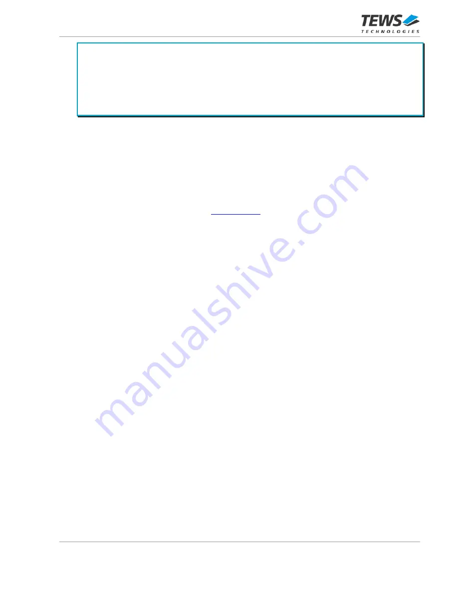 Tews Technologies TPMC467-10R User Manual Download Page 13