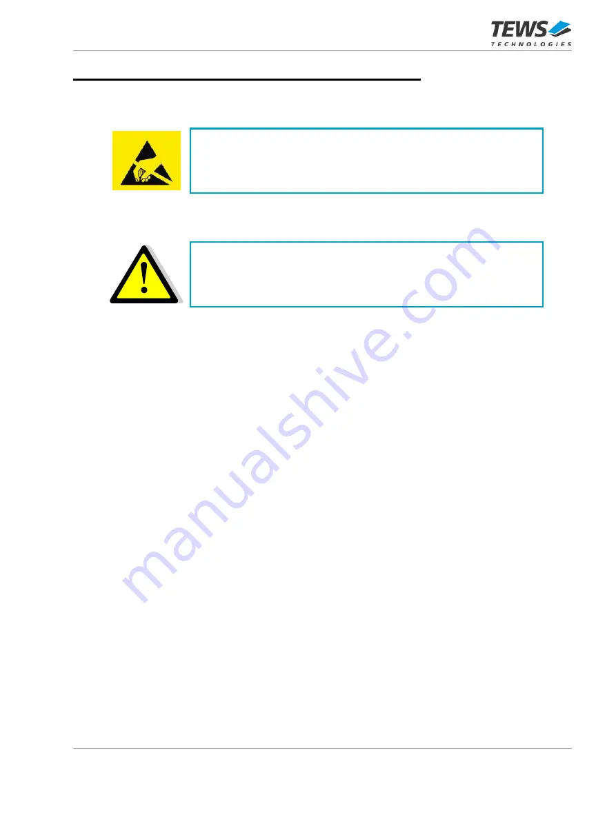 Tews Technologies TPMC632 Series User Manual Download Page 10