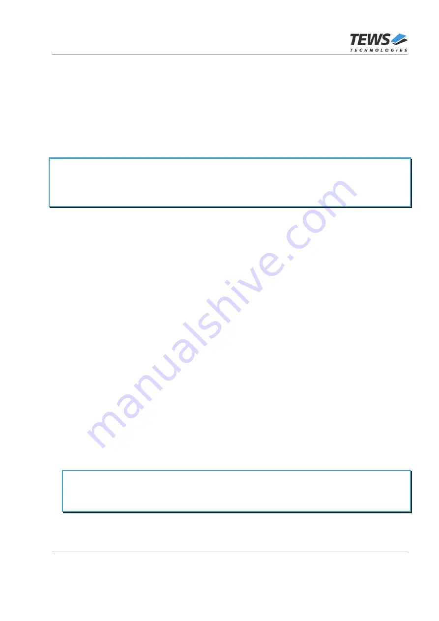 Tews Technologies TXMC638 User Manual Download Page 27