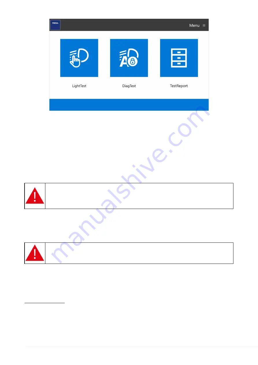 TEXA eLight ONE Technical Manual Download Page 195