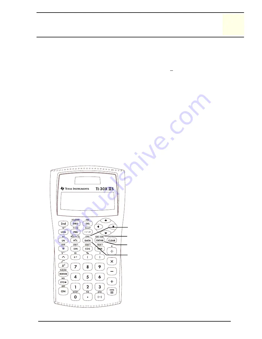 Texas Instruments -30XIIS - Handheld Scienfic Calculator Скачать руководство пользователя страница 82