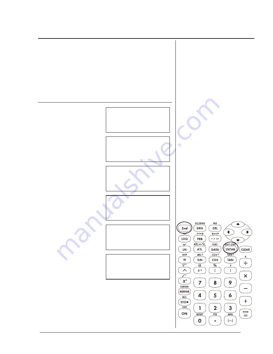 Texas Instruments -30XIIS - Handheld Scienfic Calculator User Manual Download Page 85