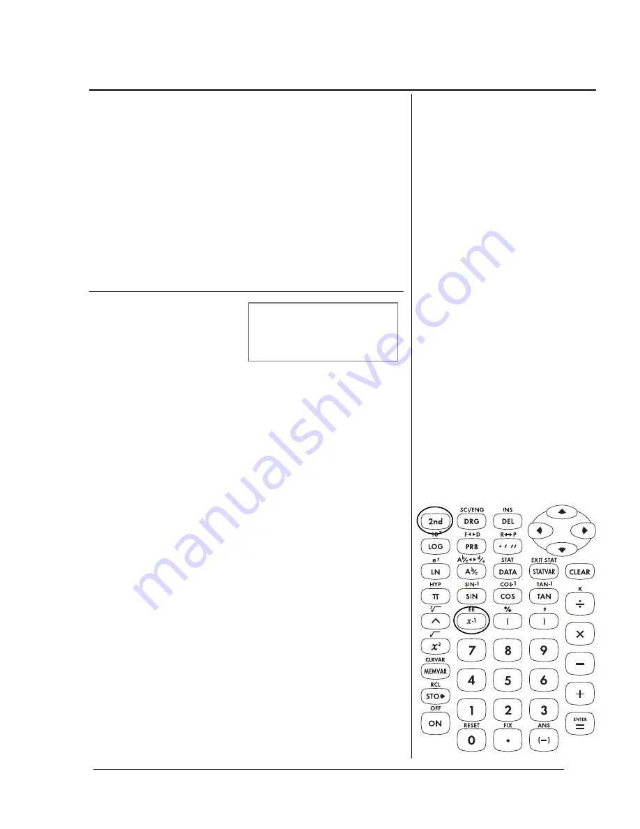 Texas Instruments -30XIIS - Handheld Scienfic Calculator User Manual Download Page 97