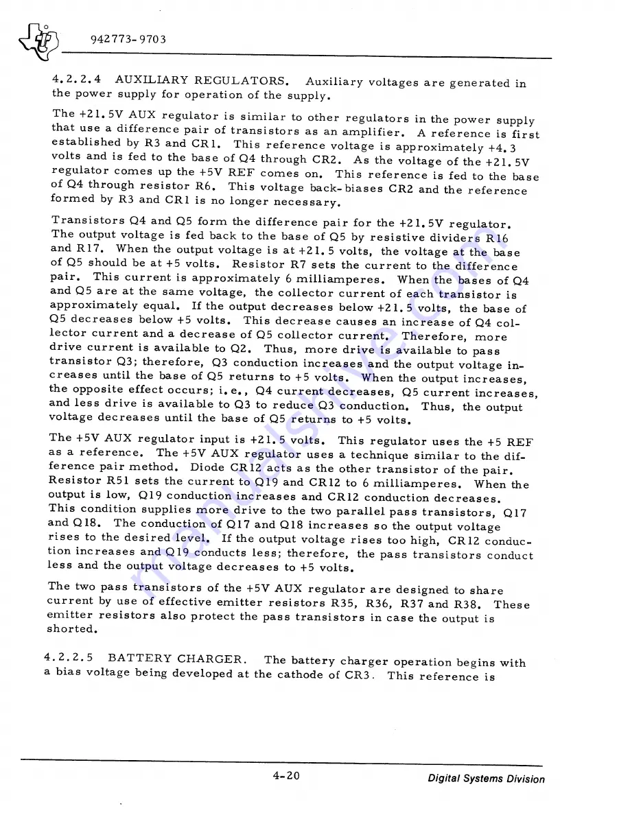 Texas Instruments 960B Maintenance Manual Download Page 34