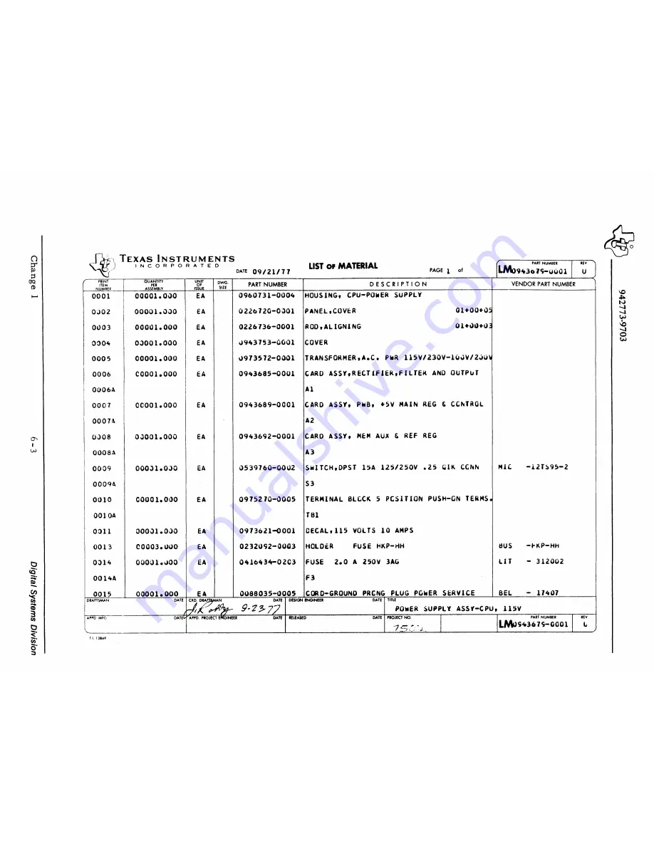 Texas Instruments 960B Скачать руководство пользователя страница 65