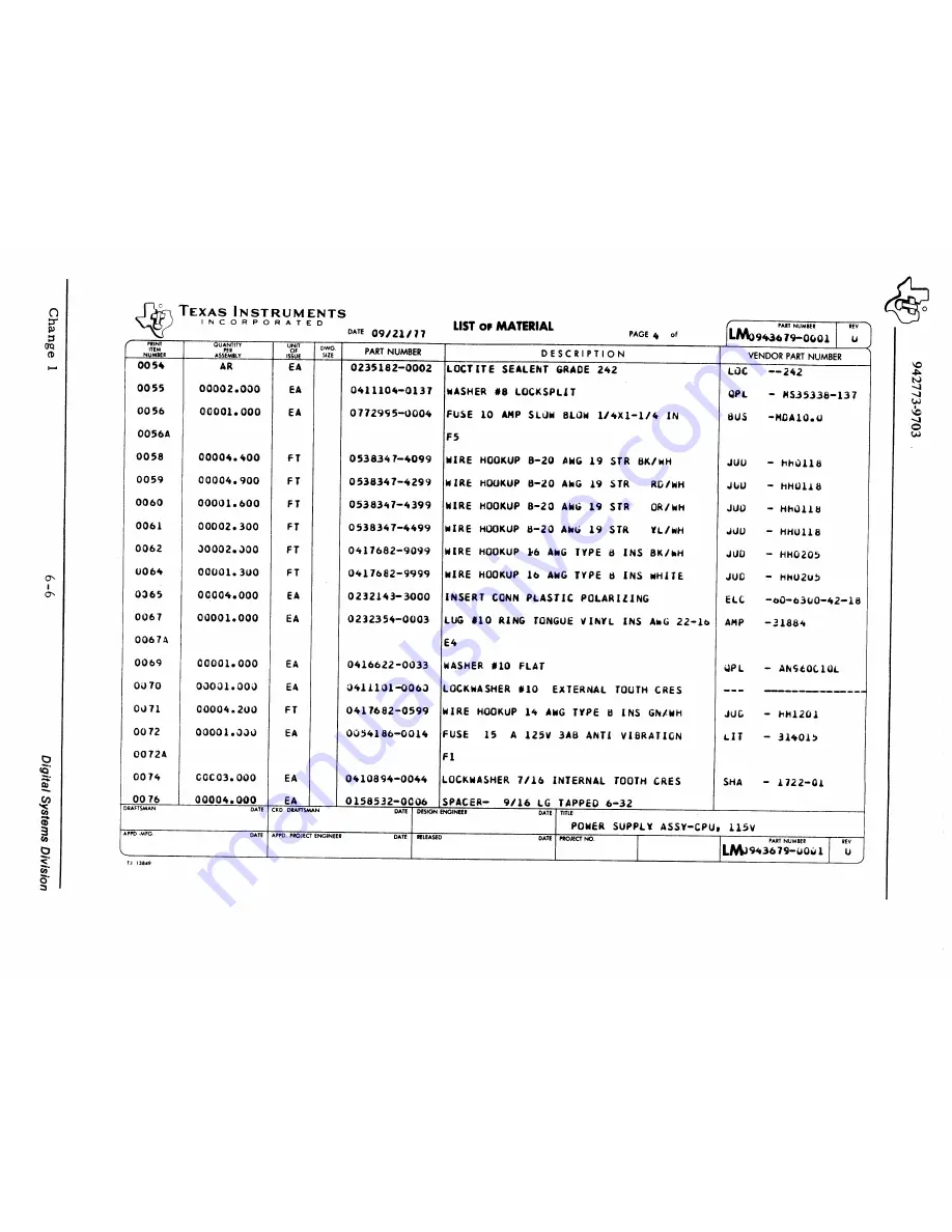 Texas Instruments 960B Скачать руководство пользователя страница 68