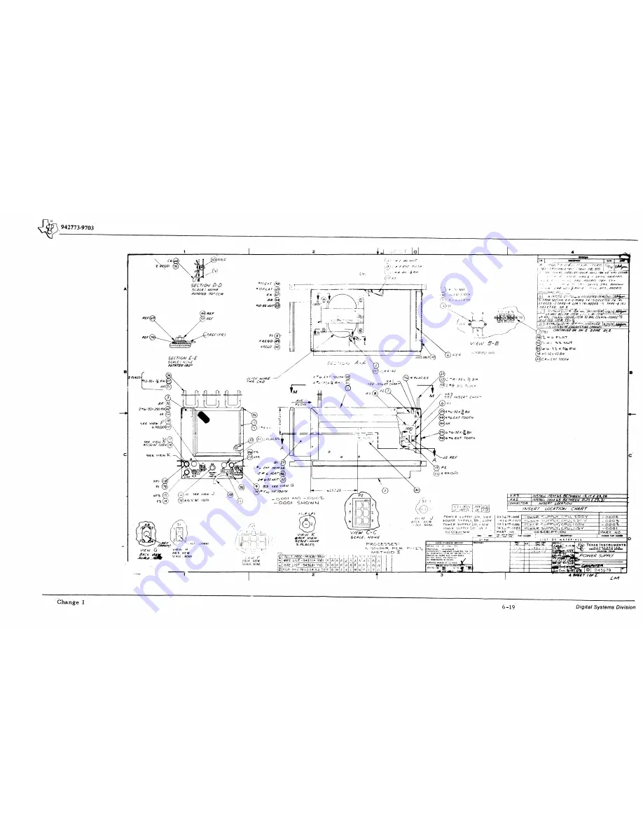 Texas Instruments 960B Maintenance Manual Download Page 80