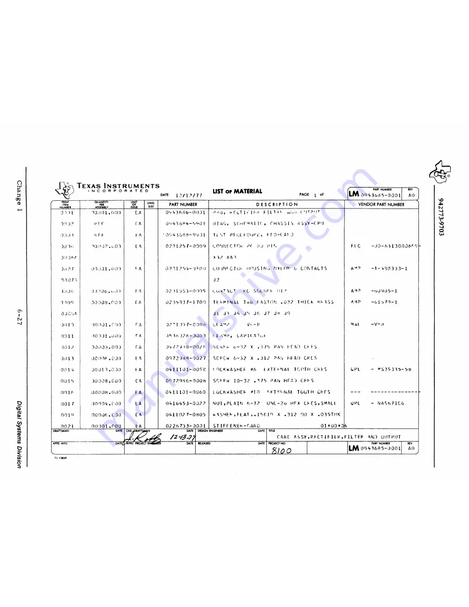 Texas Instruments 960B Скачать руководство пользователя страница 87