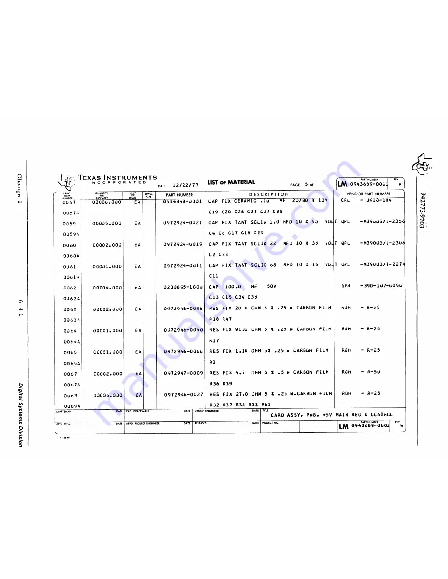 Texas Instruments 960B Скачать руководство пользователя страница 101