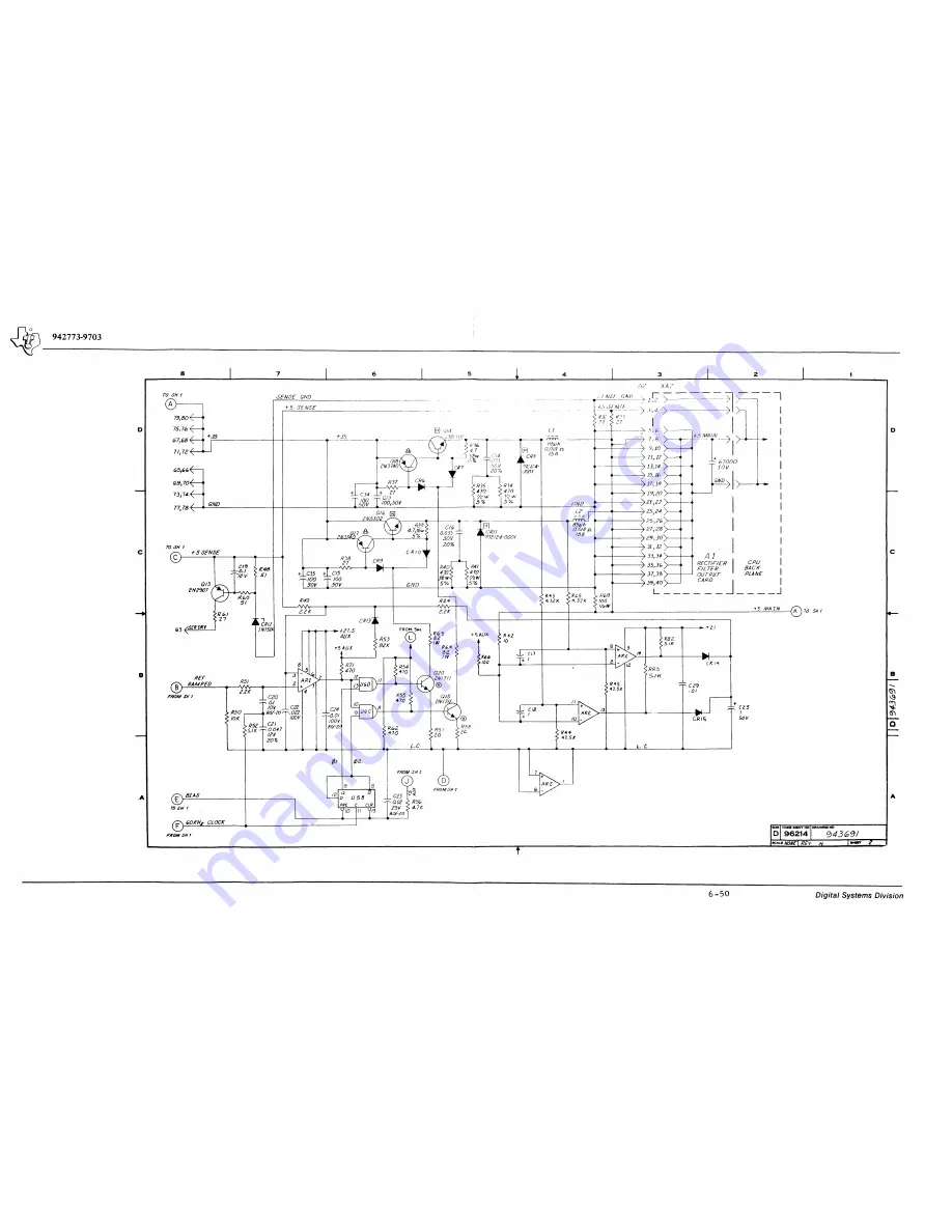 Texas Instruments 960B Maintenance Manual Download Page 109