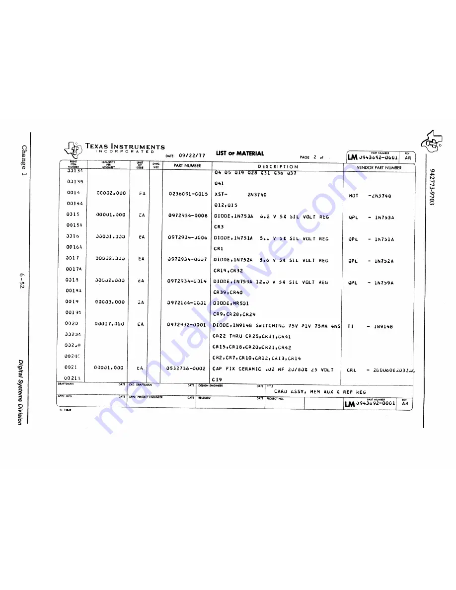 Texas Instruments 960B Скачать руководство пользователя страница 111