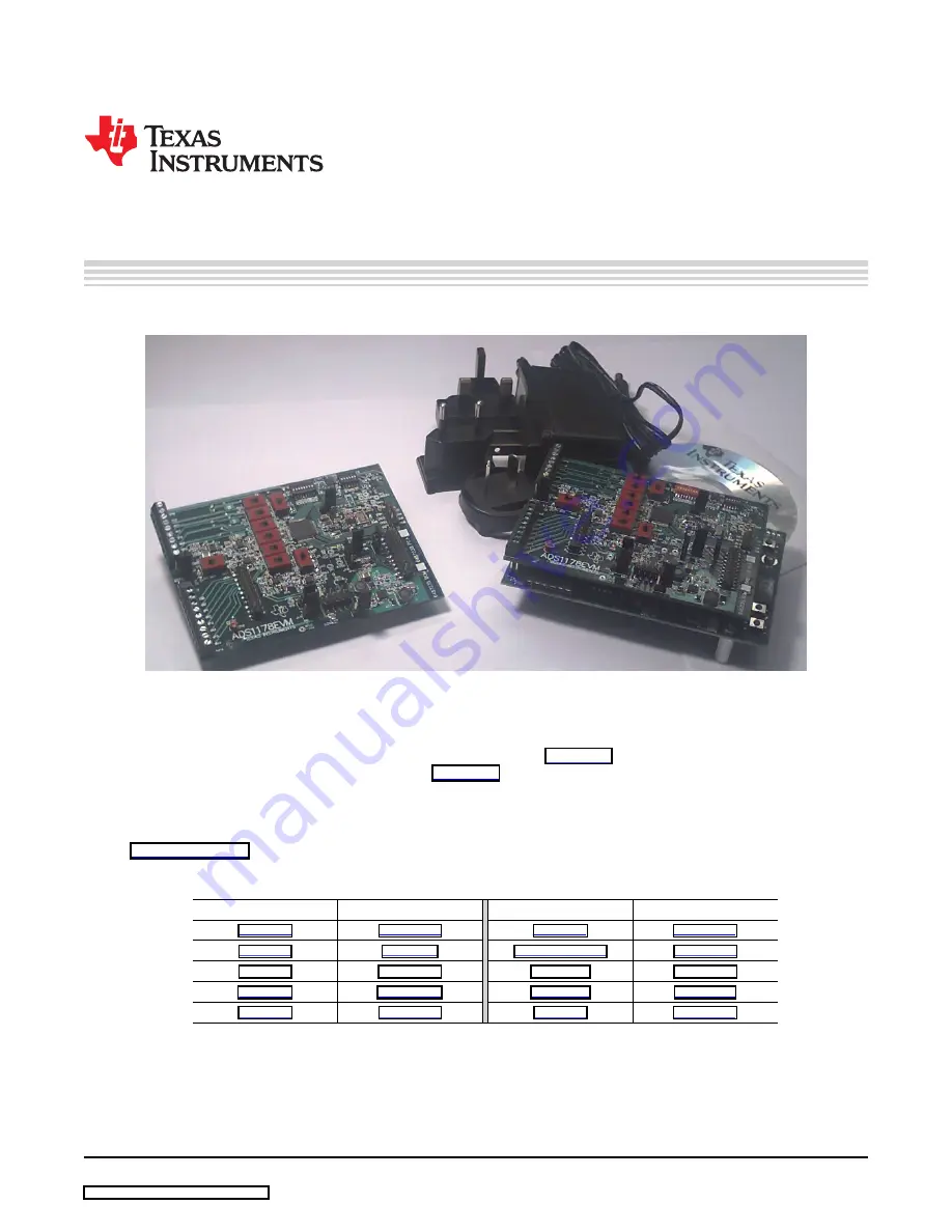 Texas Instruments ADS1178EVM Скачать руководство пользователя страница 1