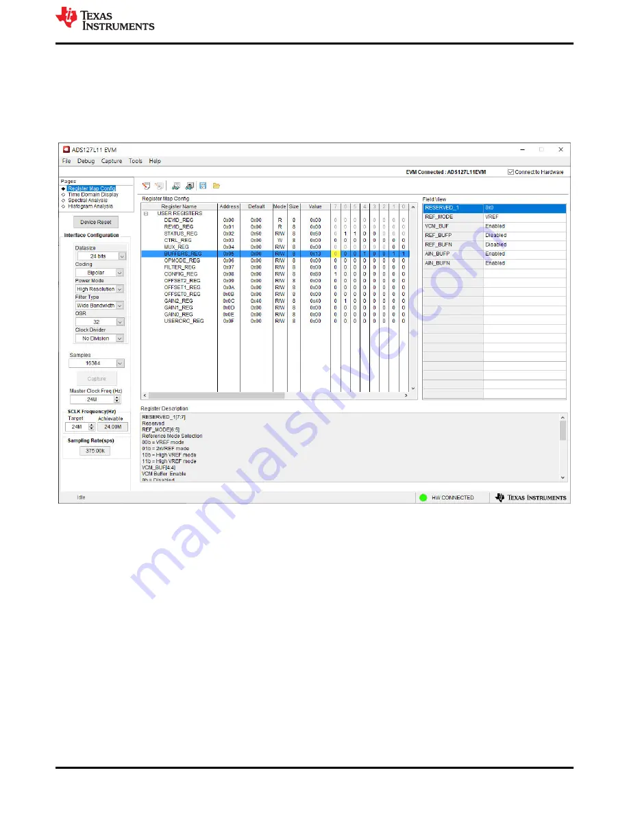 Texas Instruments ADS127L11EVM User Manual Download Page 17