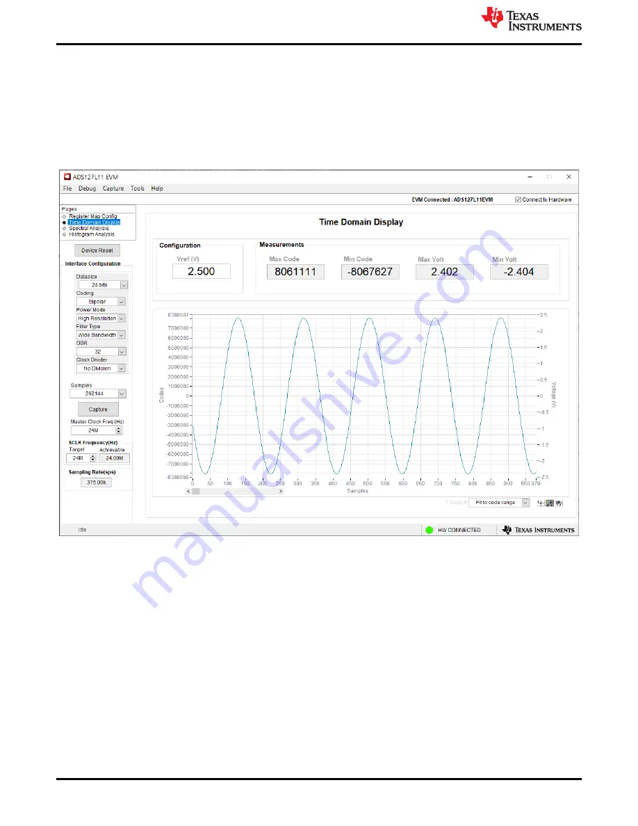 Texas Instruments ADS127L11EVM Скачать руководство пользователя страница 18