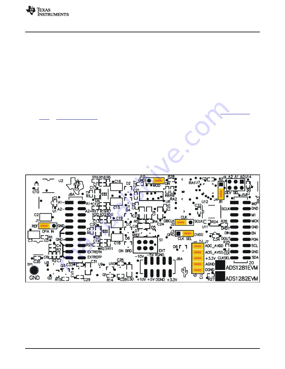 Texas Instruments ADS1281EVM Скачать руководство пользователя страница 7