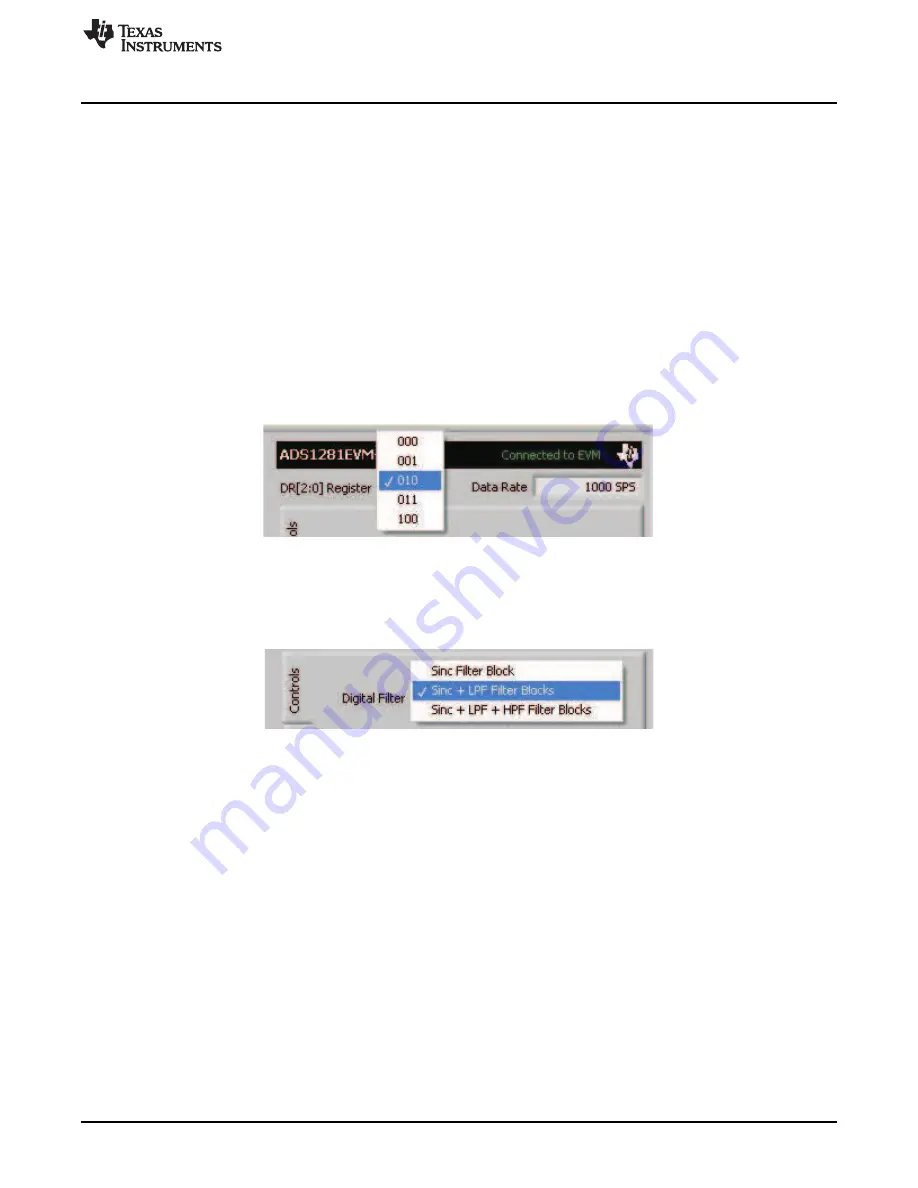 Texas Instruments ADS1281EVM Скачать руководство пользователя страница 21